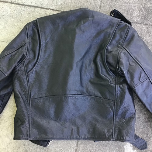 Xelement Women Medium Black Leather Long Sleeve Full-Zip Motorcycle Jacket Belt - Picture 14 of 16