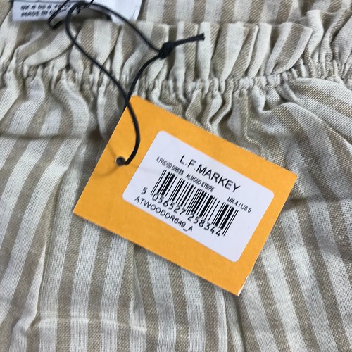 Abito LF Markey donna 0 Atwood vestito midi silhouette floreale scollo increspato - Foto 2 di 15
