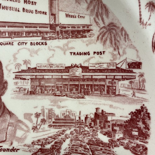VTG Webb’s City The Worlds Most Unusual Drug Store Plate St. Petersburg Florida - Imagen 5 de 24