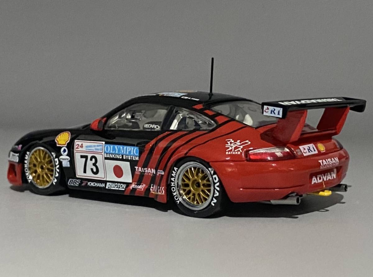 【EBBRO】TAISAN PORSCHE 911GT3R 2000Lemans 1/43 Taisan Porsche 911 Gt3R 1 Gt Class 24H Le Mans 2000