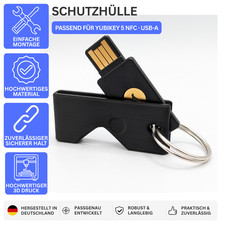 Printbtw Case Schutzh&uuml;lle passend f&uuml;r Yubikey 5 NFC (USB-A) Sicherheits-Key