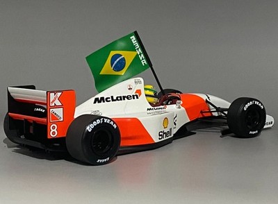 自動車 Marlboro McLaren MP4/8 FORD HB D7 1/18 1/18 F1 Marlboro McLaren MP4/8 Ayrton Senna Racing Car Coll. 1st