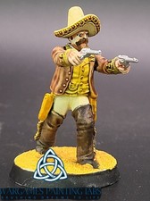 Painted Character of Wild West the Mexican Bandits collection miniature