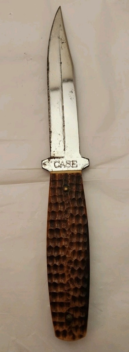 肉 ひき RARE ANTIQUE 1930s WWII CASE TESTED XX PIG STICKER HUNTING KNIFE