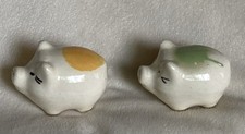 VINTAGE Ceramic Pig Figurine Lot