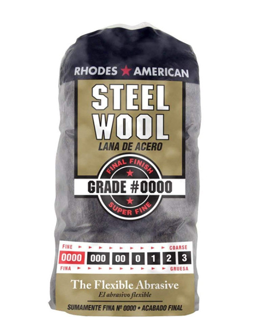 Ultra Fine Steel Wool, #0000 Pads 12 Pack, for Polishing Cleaning Wood Finishing