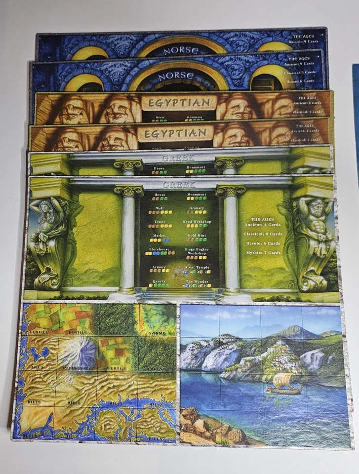 Age of Mythology The Board Game de Eagle Games Boardgame 2003 Foto 3 de 4