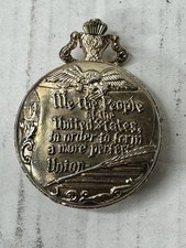 Vintage 1987 Elegance US Constitution Bicentennial Pocket Watch
