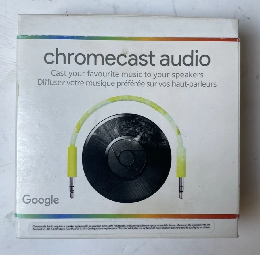 Google Chromecast Audio Black Home Internet & Media Streamers for