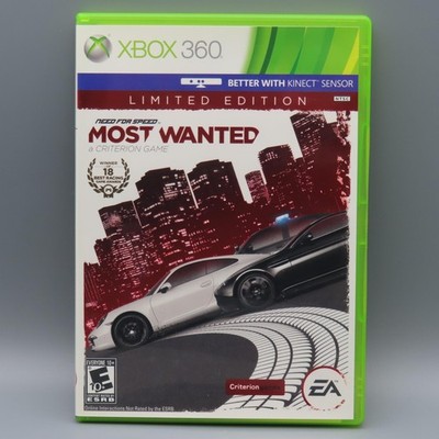 Need For Speed Most Wanted Limited Edition Microsoft Xbox 360 Game E10+ NTSC EA