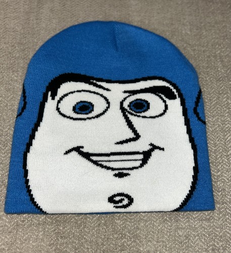 Disney Pixar Toy Story Buzz Lightyear Adult Blue Beanie - Picture 1 of 7