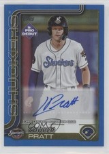2025 Topps Pro Debut Blue Foil Auto 84/150 Cooper Pratt #PD-5 Auto 1rr6