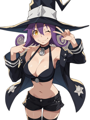 Soul Eater Witch Vinyl Car Decal Sticker 7'' Weatherproof