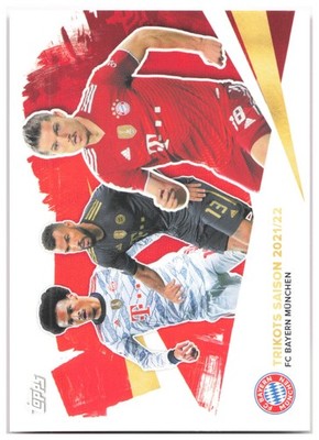 Trikots 2021-22 Topps FC Bayern München Team Set TR-FCB FC Bayern Munchen NM