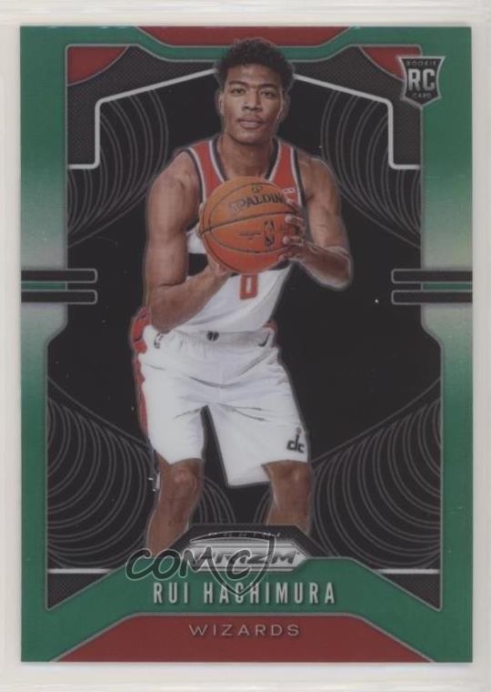 2019-20 Panini Prizm Rookie Green Prizm Rui Hachimura #255 00rs