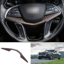 For Cadillac CT6 CT6-V 2016-2020 Sandal Wood Grain Steering Wheel Cover Trim NEW