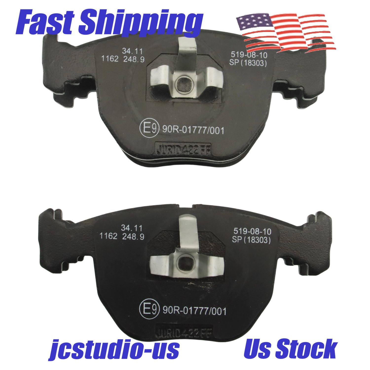 OEM 34116858540 Front Rear Brake Pad Kit For Rolls-Royce Ghost Wraith Dawn