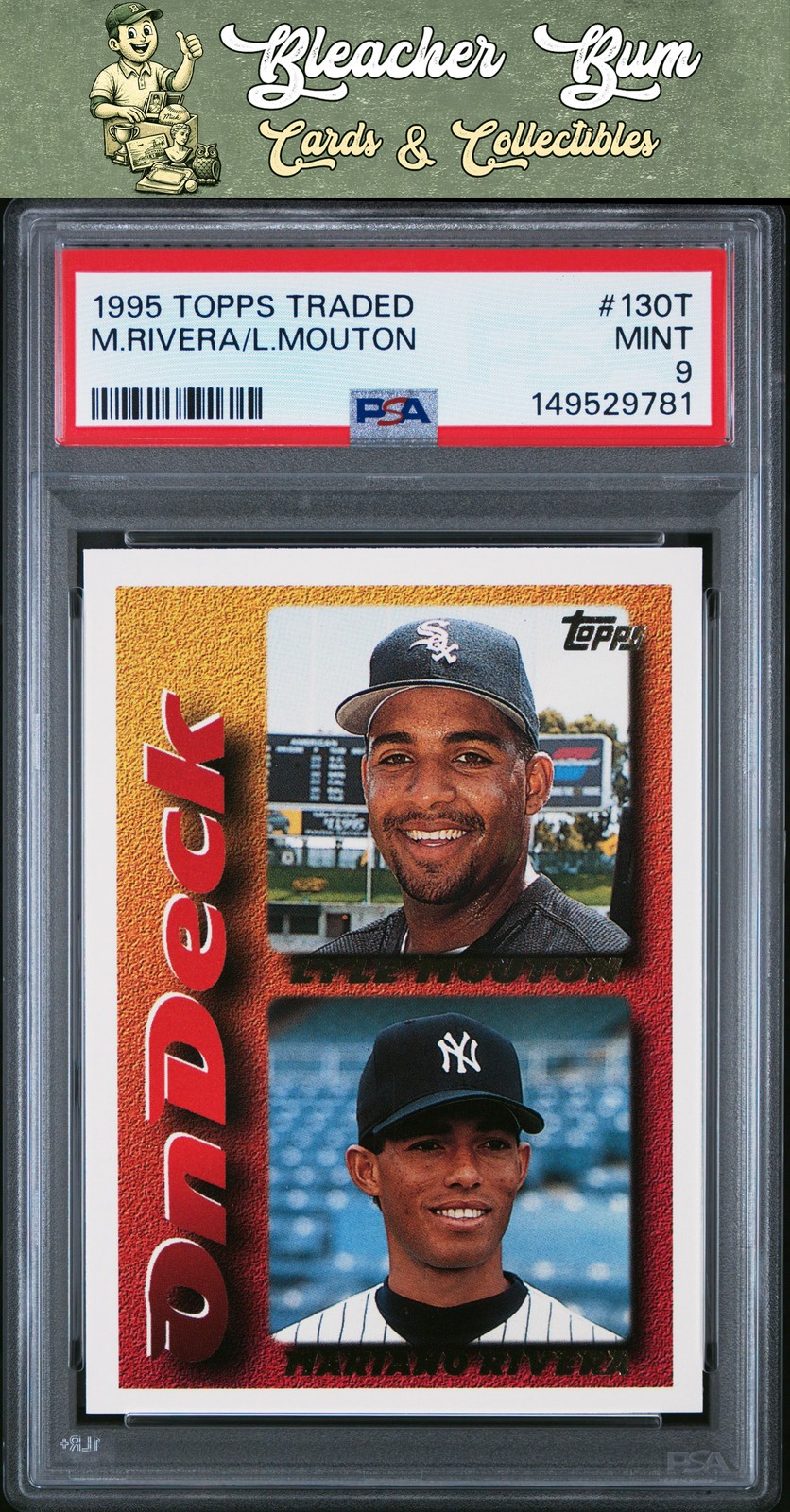 1995 Topps Traded 130T Mariano Rivera RC PSA 9