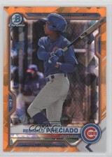 2021 Bowman Chrome Draft Sapphire Edition Orange 11/25 Reginald Preciado 0a9v