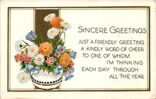 Made in USA, Address, Postage, One Cent Postcard