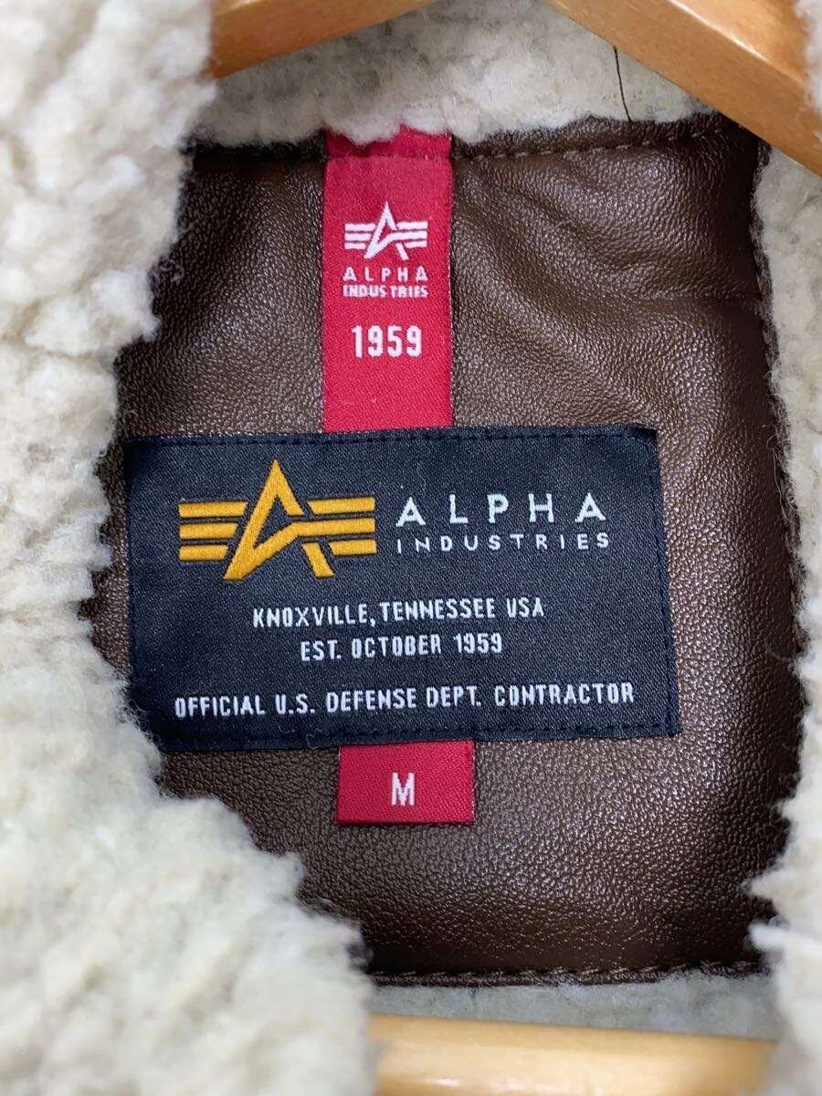 Alpha Industries B3  Shearling Jacket/Leather Jacket Blouson/M/ Leather/
