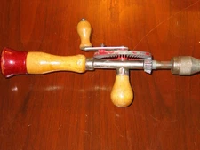 VINTAGE Defiance By Stanley No.1220 Egg Beater Style Hand Drill Made in USA