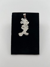 925 sterling silver Mickey Mouse Necklace pendant Fine Jewelry