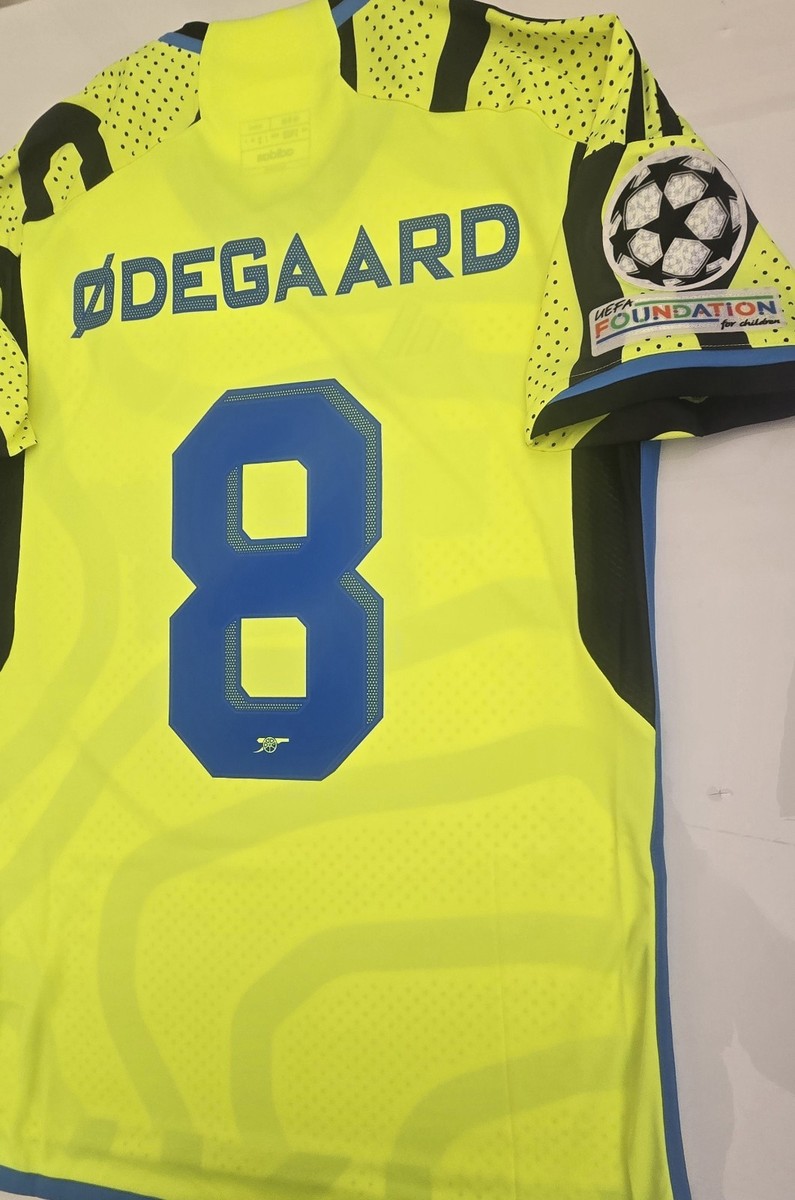 2023/24 ADIDAS ARSENAL #8 ODEGAARD CHAMPIONS LEAUGE AWAY SOCCER