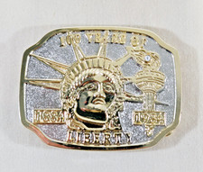 Vintage Belt Buckle 100 Years of Liberty Statue of Liberty 1886-1986 New