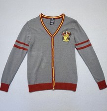 Harry Potter Men s Wizarding World Gryffindor Button Cardigan Sweater Size Small