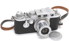  Leica IIIF with Red Scala 3.5/5 cm Elmar circa 1954.