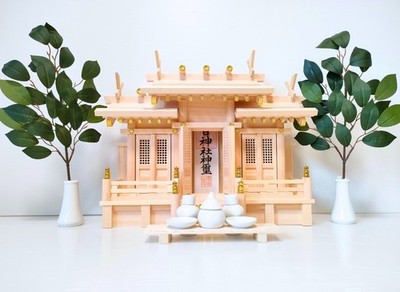 KAMIDANA Haushalt Shinto Japanischer Hausaltar Miniatur H39,5cm/15,5in + OFUDA