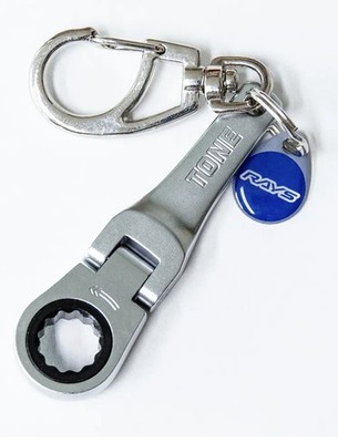 Rays Wheels X Tone Japan Official 10mm ratchet keychain limited 100% genuine