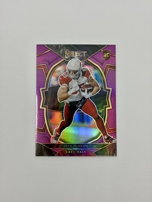 2022 Panini Select - Concourse Trey McBride #11 Purple Prizm /75 (RC)