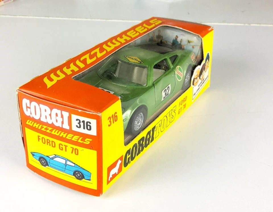 CORGI TOYS 1/43 - FORD GT 70 - REF 316 Superbe avec sa boite - Photo 2/4