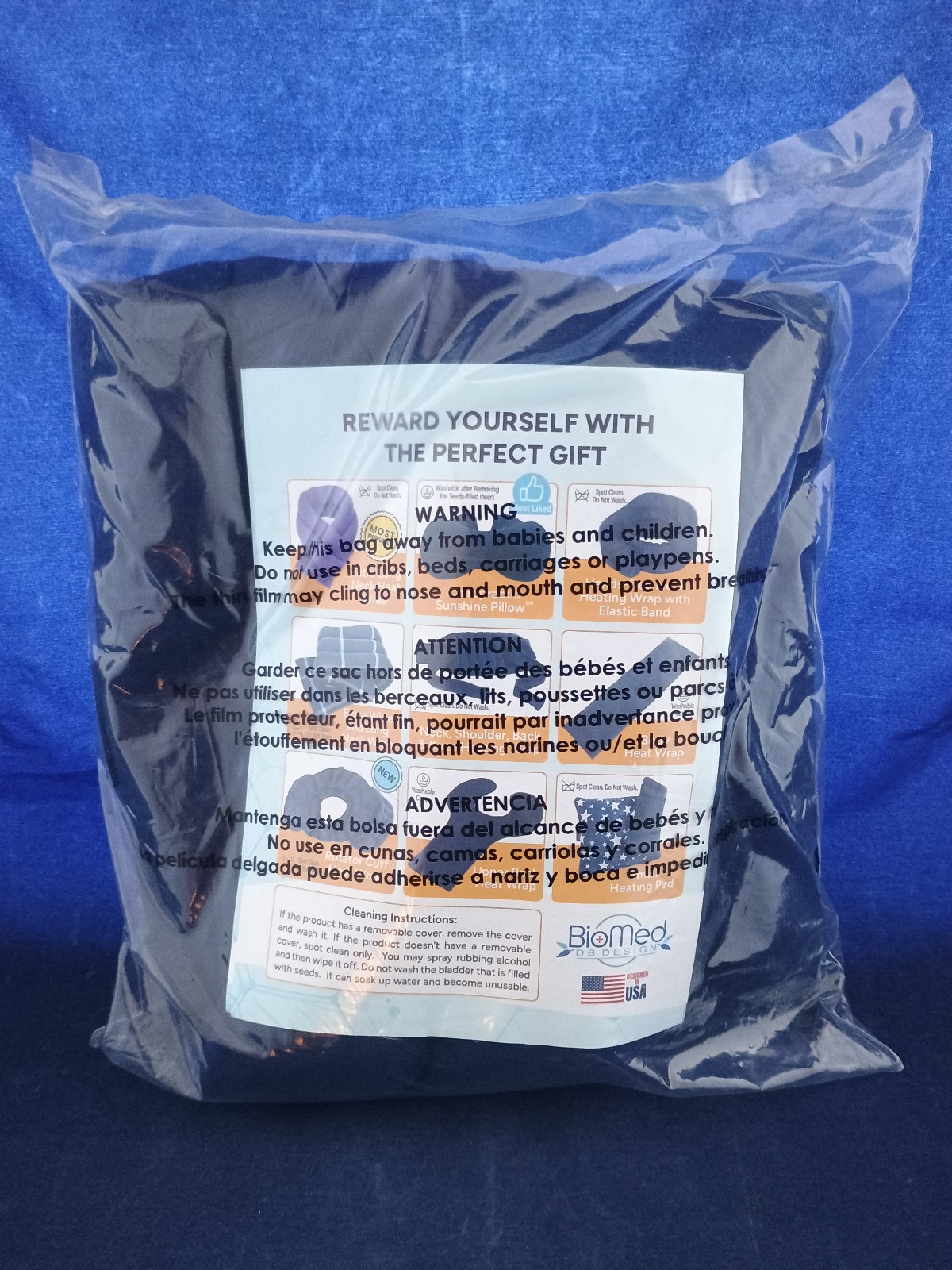SunnyBay BioMed Microwavable Cotton & Fleece Extra Long Neck