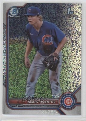 2022 Bowman Chrome Prospects Speckle Refractor /299 James Triantos #BCP-208 14lm