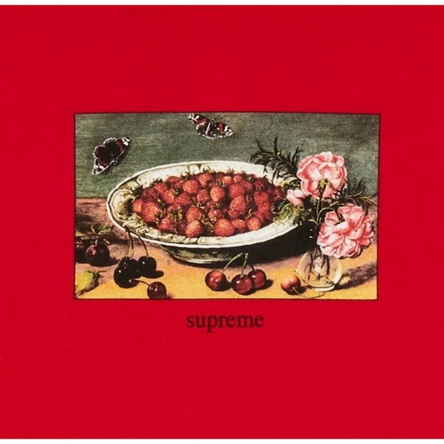 Taille XXL • Supreme • Tee shirt fraises • SS23T26 • Épuisé • Posté croisé • Ferme