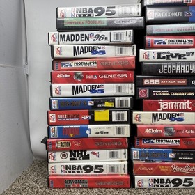 Sega Genesis Game Lot Of 45 Tested