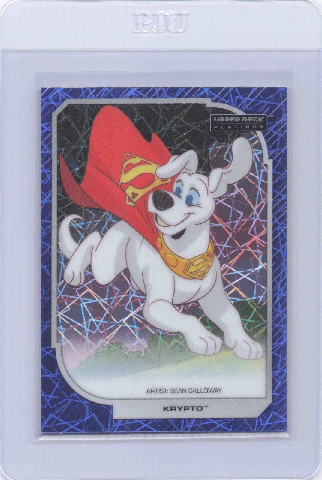 2026 Upper Deck Platinum DC Krypto #51 Blue Beam Parallel Sean Galloway