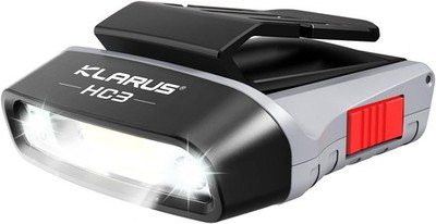 Ultralight LED Clip-On Kappenlampe 100 lm, 0 180° Verstellung, IPX5, USB-C
