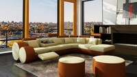 Ledersofa Sofa Xxl Wohnlandschaft Ecksofa New Ledercouch Lederecksofa Garnitur