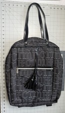 CTMH Quilted Backpack Black and Teal Adjustable Straps New Never Used