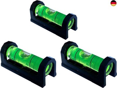 3 x Mini Magnetic Spirit Level 37mm for TV Mounts etc