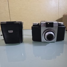 Kodak Pony II Camera w/ FlashBox- Untested Back Doesn't Clip In.
