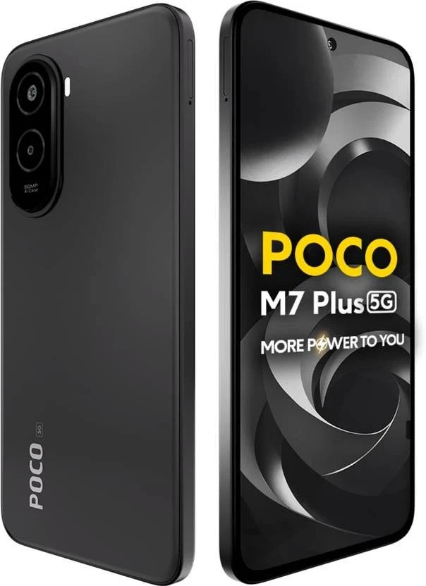 POCO M7 Plus 5G (Black, 128GB 6GB RAM) Global Version - 