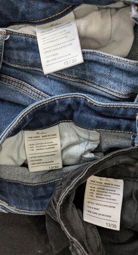 Kancan Damen Größe 13/30 Skinny Jeans Paket 3 Paar blau schwarz - Bild 9 von 9