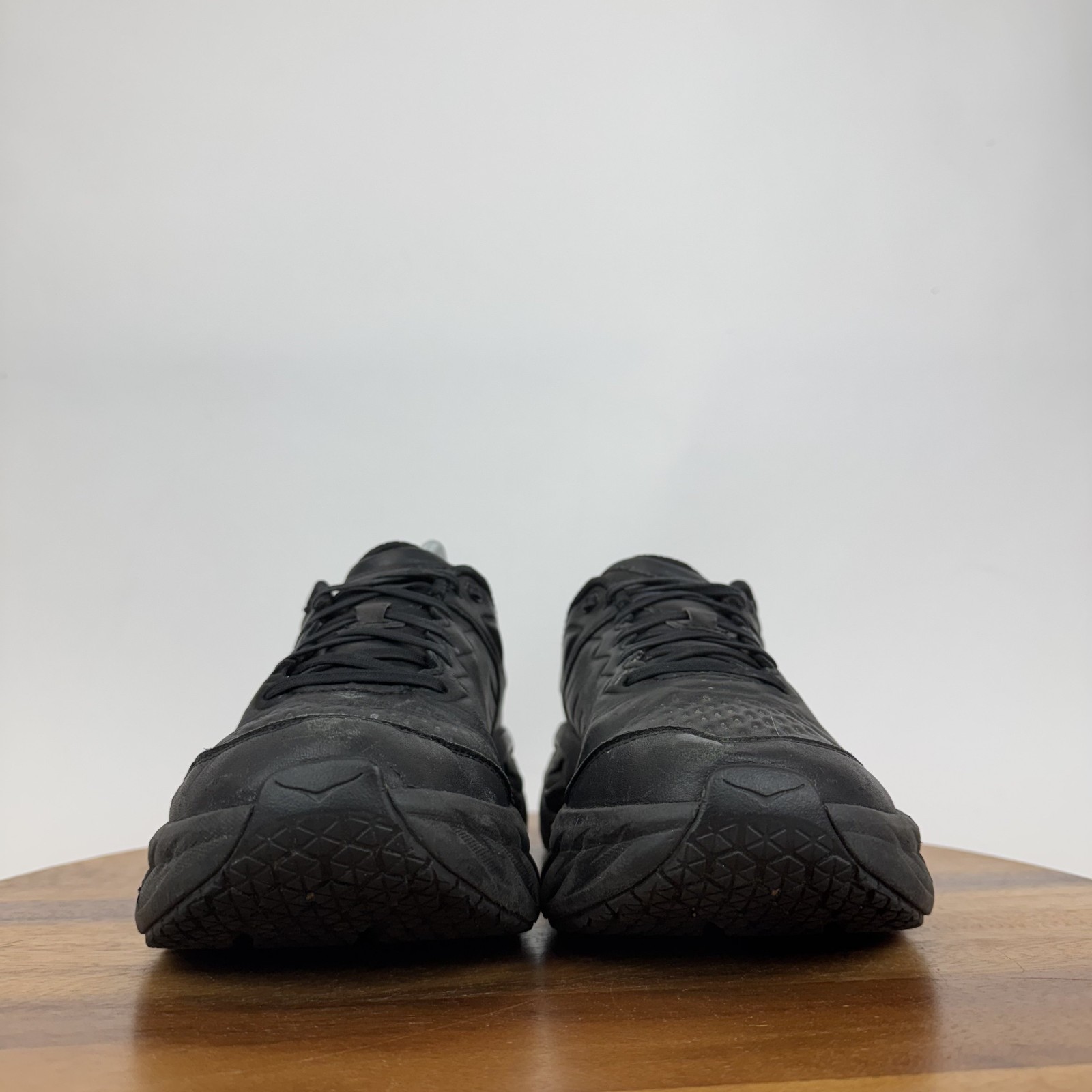 Womens Hoka One One Bondi SR Black Leather Comfort Running Sneakers Size 9.5 GUC thumbnail 3