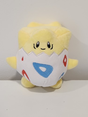 Togepi Pokemon 3rd Round Plush 4.5" Official Licensed TCG Stuffed Toy No Clip 