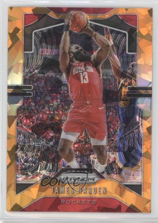 2019-20 Panini Prizm Orange Ice Prizm James Harden #107 0t2
